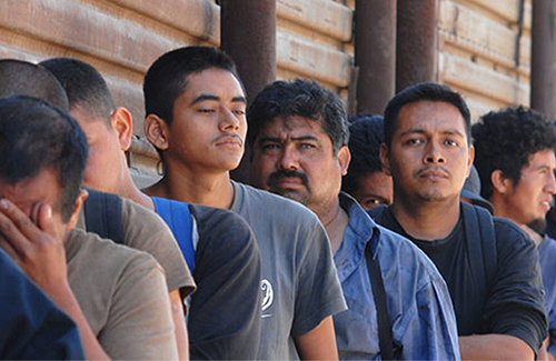 Photo of migrants